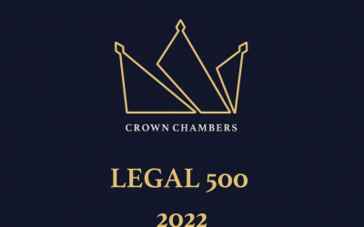 Crown Chambers Recognised in the Legal 500 2022