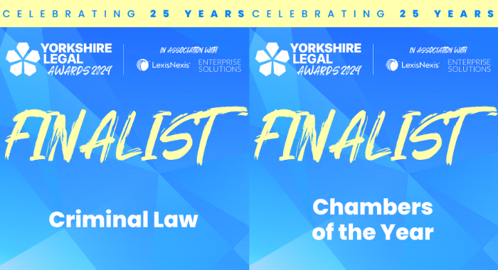 Crown Chambers shortlisted in Yorkshire Legal Awards 2024